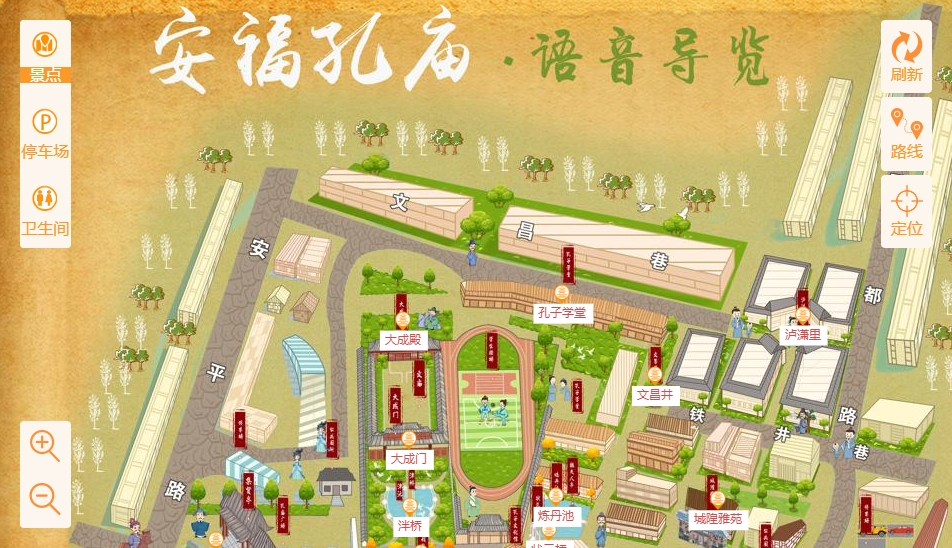 安宁手绘地图：智慧景区智能化服务的延伸